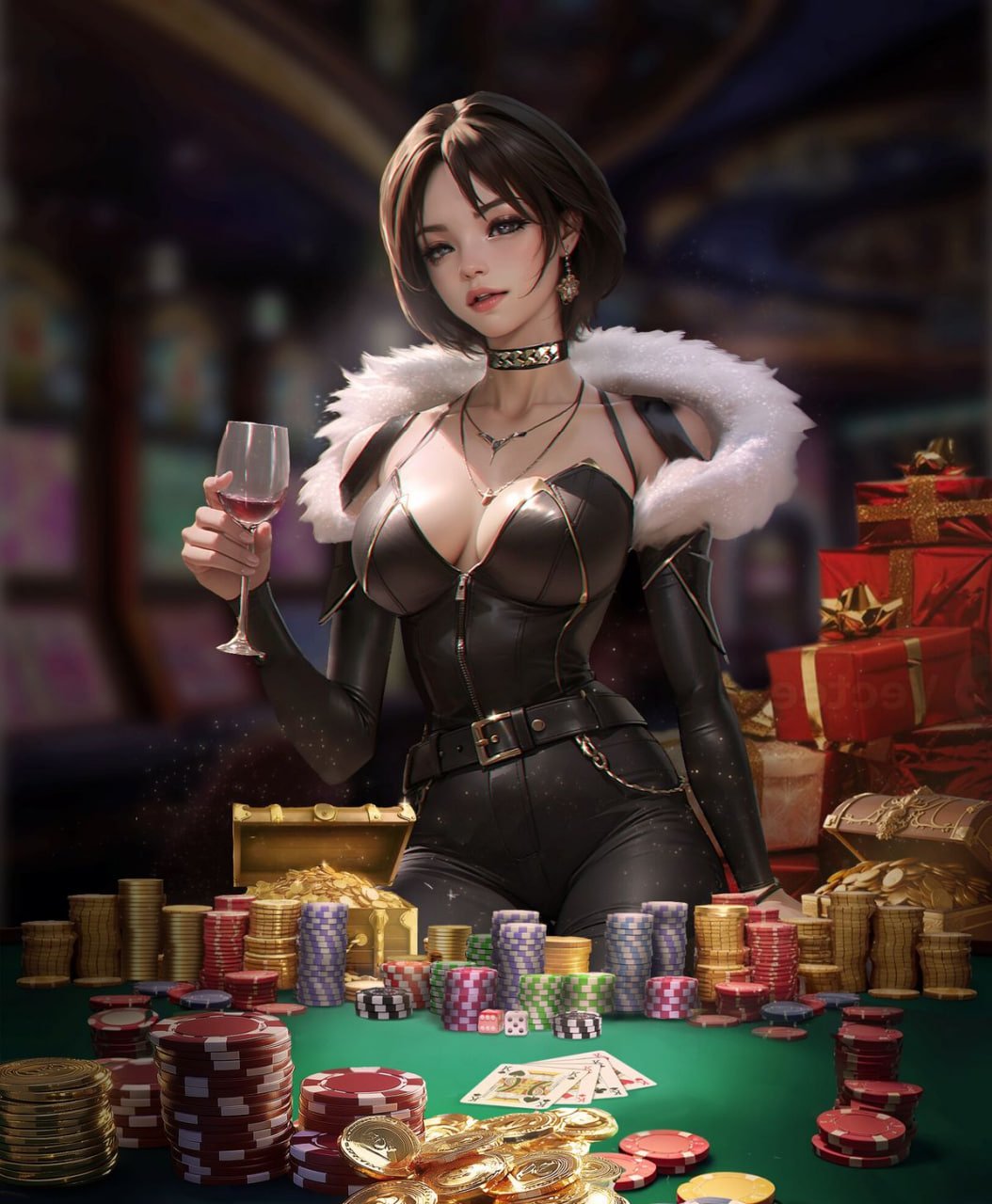 High roller player enjoying premium casino games on mobile at 90000 platform